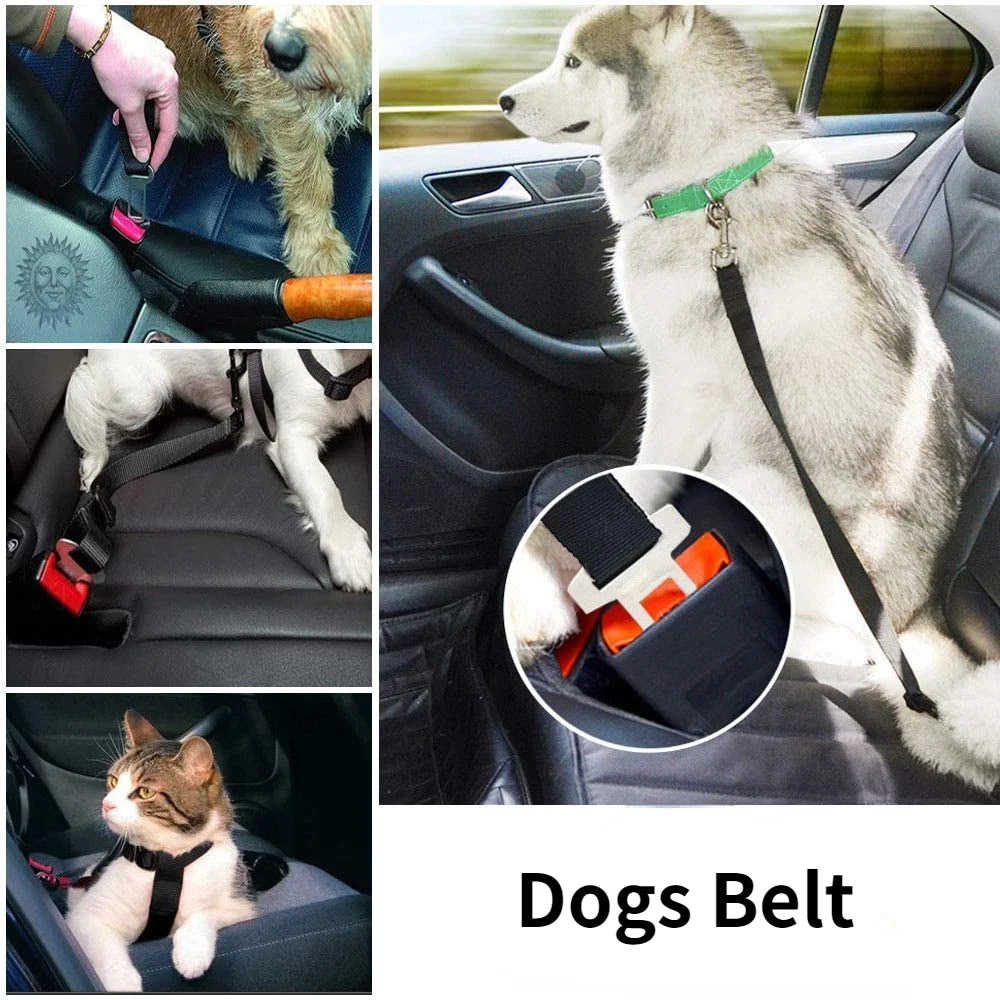 Adjustable Dog Car Seat Belt.