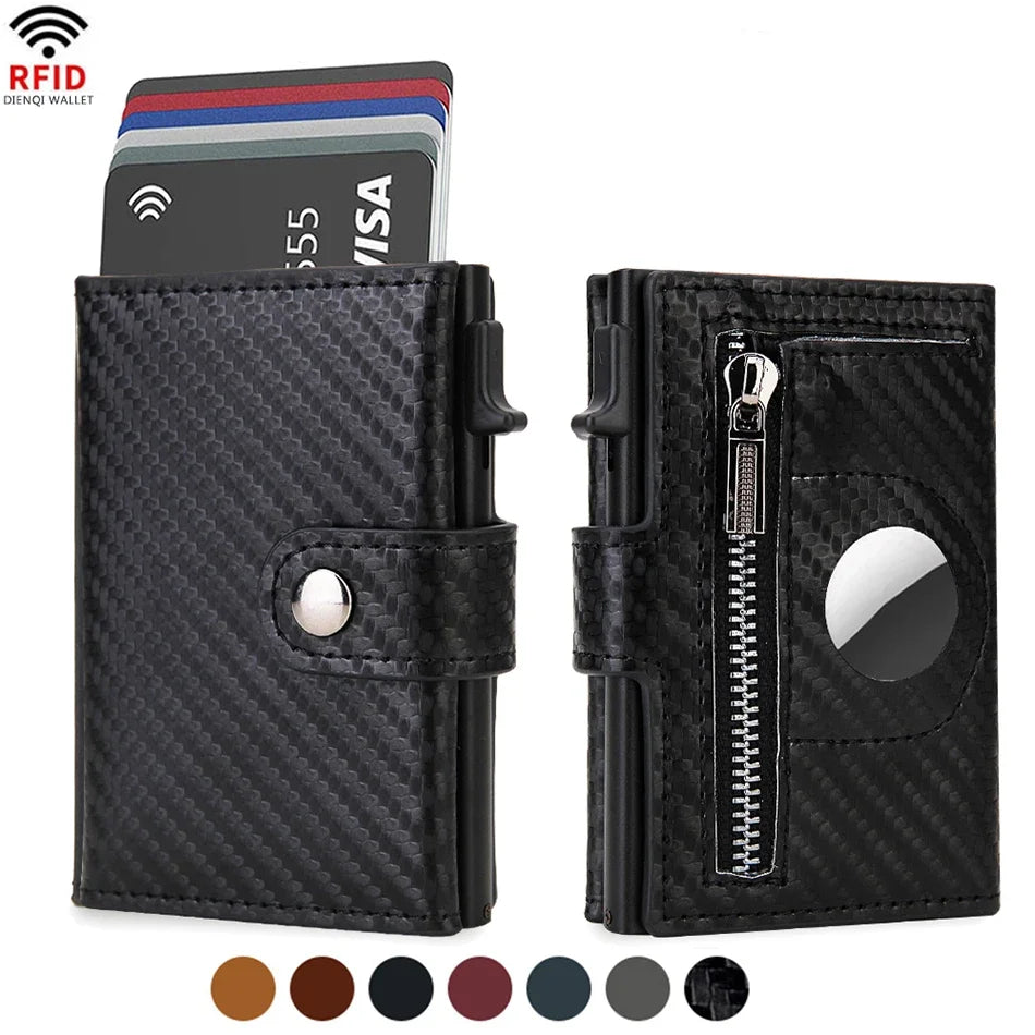 Rfid Carbon Fibre Men Wallets