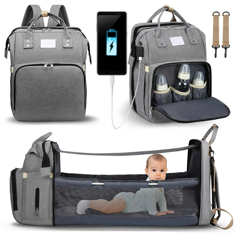 Folding Portable Baby Nappy Bag.