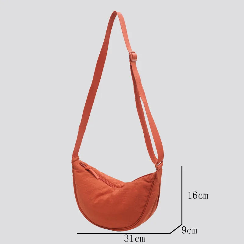 Casual Nylon Crossbody Bag for Women.