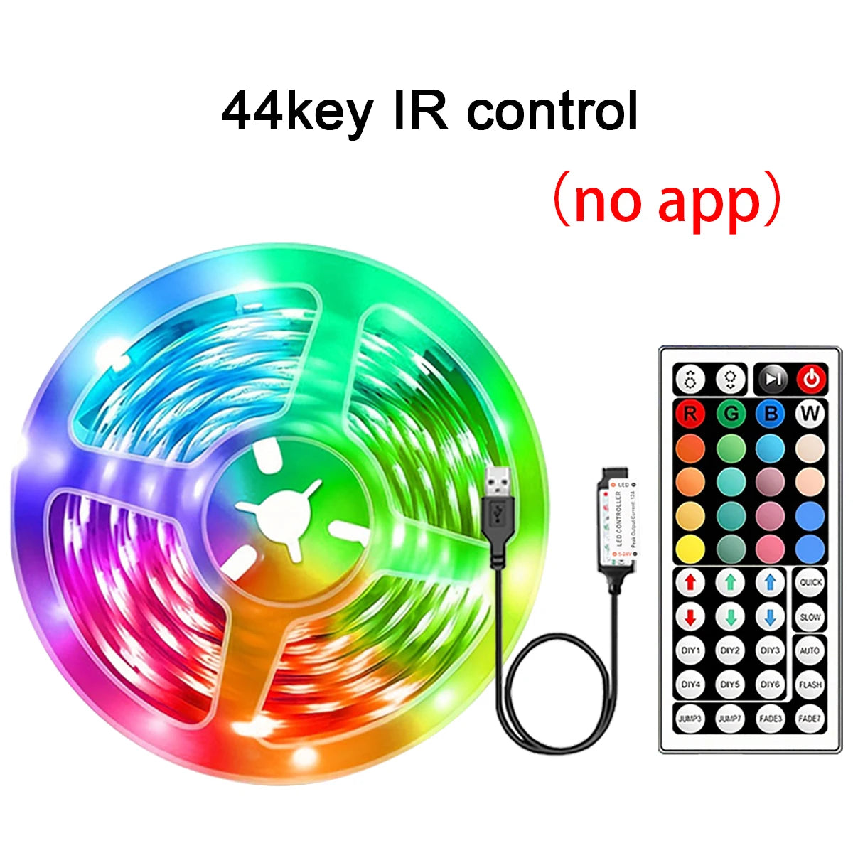 RGB Led Strip Lights 5m 10m 20m 30m Led Room Light with APP Control.